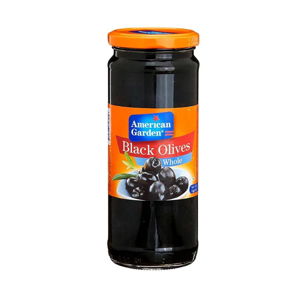 A/G BLACK OLIVES WHOLE 450G