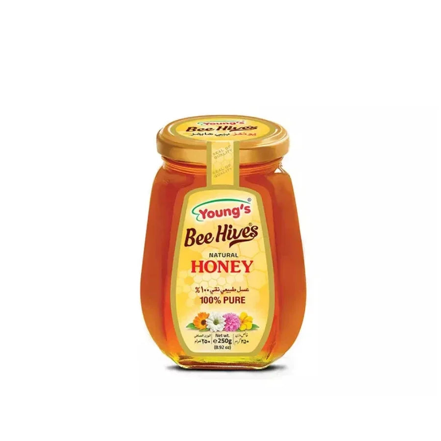 YOUNGS BEE HIVES HONEY 250G