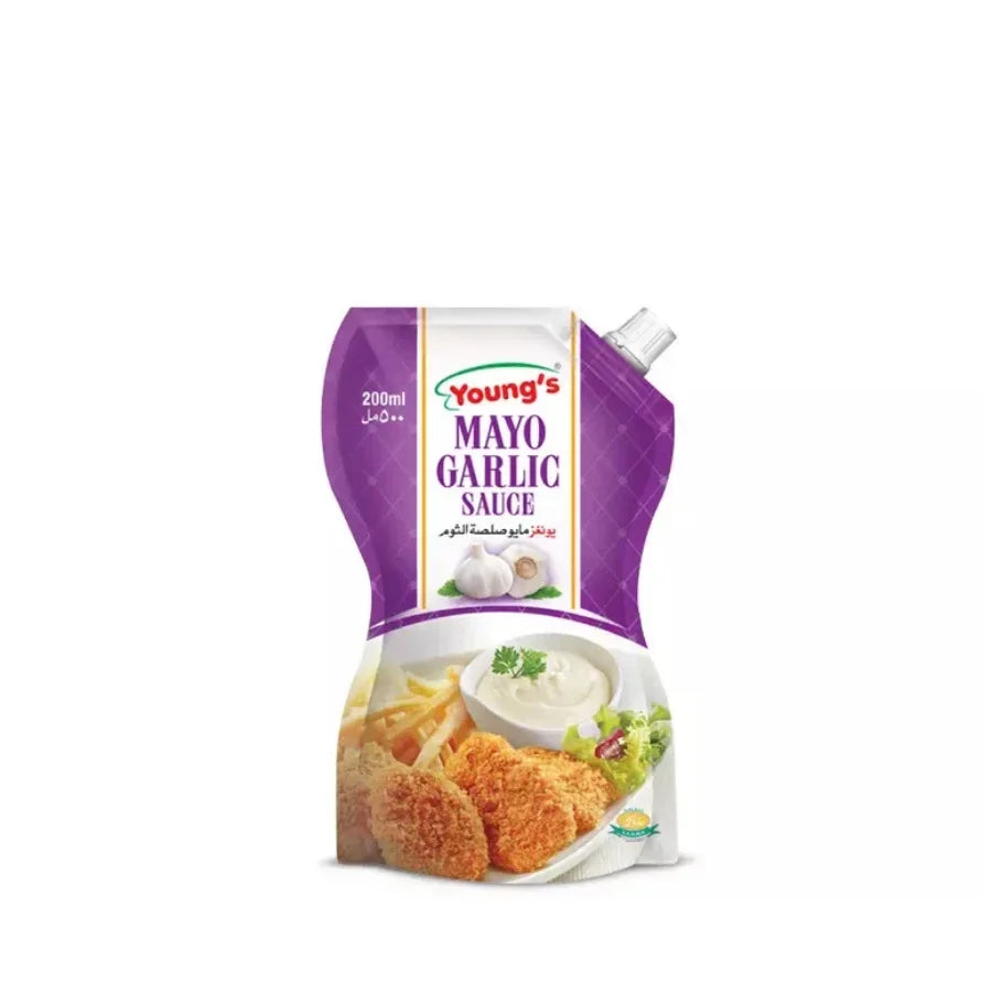 YOUNGS MAYO GARLIC 200ML
